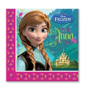 Салфетки бумажные "Холодное сердце" 33 см, 20 шт.