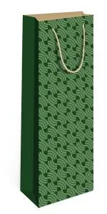 Пакет подарочный 12*36*8,5 см. под бутылку / 0194.435кп