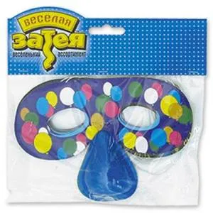 Полумаска с носом 6 шт.