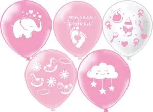 12" С рождением доченьки! 5 дизайнов (Тайланд) / ч54881