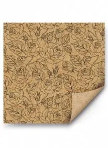 Упак. бумага "Розы" /151100989