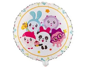 18" РУС Малышарики Флажки / Китай  1202-3125