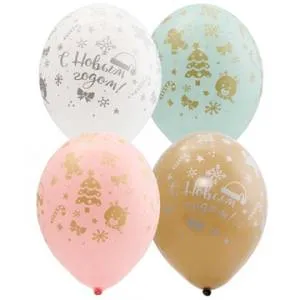 НГ Снежинки Пряники, пастель 14" 1103-2021