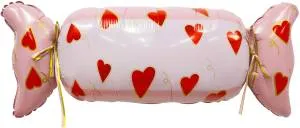 41" Конфета "Сердечки" розовый / Китай 26674