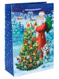 Пакет подарочный ПКП-6103 14*20*6 см с глянц. ламинацией 