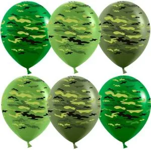 12" Камуфляж, ассорти пастель (Китай)/ 25 шт 613008