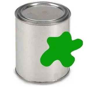 Краска для печати шелк , зеленая