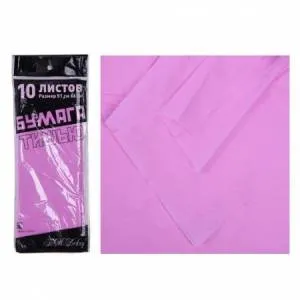 Бумага тишью розовый 50*66 см. (10 листов)/88014669