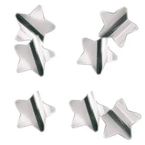 Конфетти для шаров "Звезда серебро" d=3 см., 500 гр.