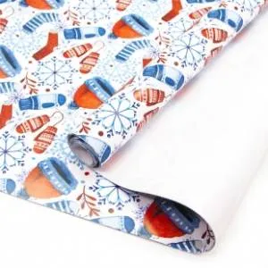 Бумага упак. Акварельное тепло 70*100см (10 листов) /УБ-1737 Optima  