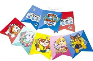 Гирлянда - флажки  "Щенячий патруль. С ДР", 3,0 м        