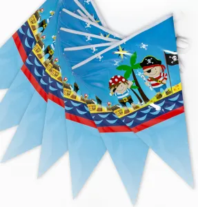Гирлянда флажки "Пираты" 300 см./6225059