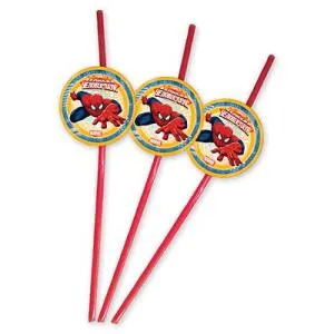 Трубочка д/ кокт  "Человек-Паук"