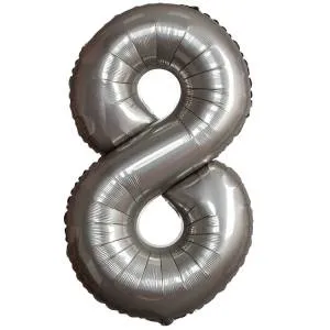 Цифра "8" - SLIM Moonlight Silver / Flexmetal 1207-6108