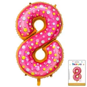 Цифра "8" Пончик 34"/ Китай 190018-8