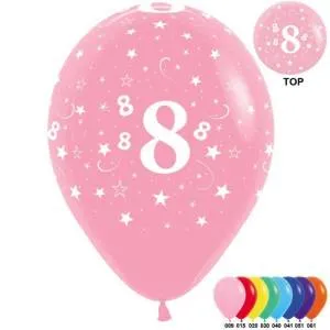 Цифра "8", Ассорти пастель12" ( Колумбия)