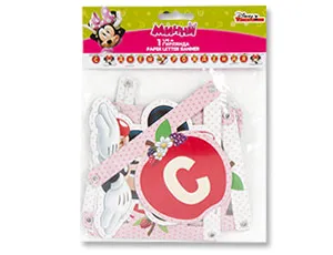 Гирлянда - буквы  "С ДР Минни Варенье ", 1,95м        