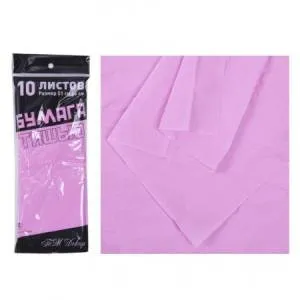 Бумага тишью розовая вишня 50*66 см. (10 листов)/ 88014674