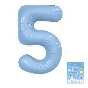 Цифра 5 - 40" Slim Небесный (Россия) 1207-6486