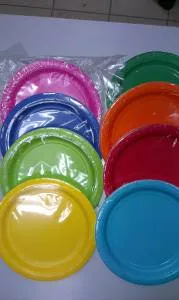 Тарелки одноцветные в ассортименте 17 см. 