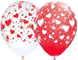 Шелкография 12" кристалл-42 Сердца