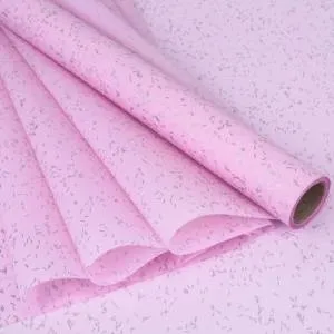 Пленка матовая Алмазные искры, розовая гвоздика 0,6*10 м/87998153