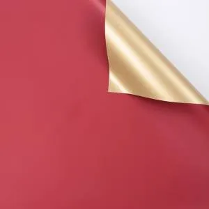 Пленка матовая Красный/Золото 0,58*10 м. /48809453