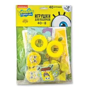 Игрушки д/подарков Губка Боб/48 шт.
