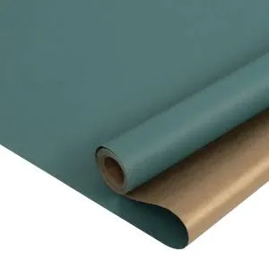 Уп. бумага крафт Изумруд/Золото 0,68*10 м. / 210757