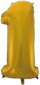 Цифра "1" - золото 40" / Китай