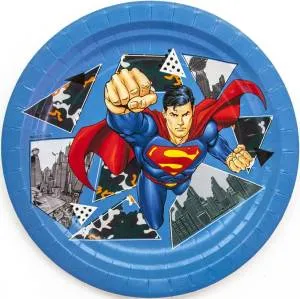 Тарелка  "Супермен" 18 см 6 шт. / 286597