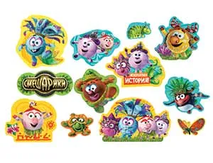 Баннер-комплект "Смешарики-легенда" 12 шт.