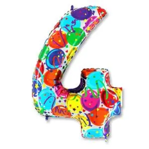 Цифра "4" -  Шары /Grabo                     