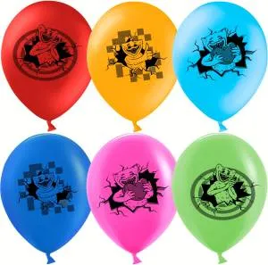 12" Зубастики, пастель ассорти (Китай)/ 25 шт 612798