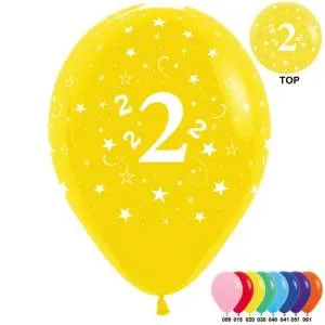 Цифра "2", Ассорти пастель12" ( Колумбия)