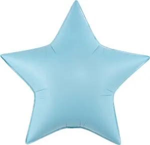 30" Звезда голубой сатин (Китай) / 27498