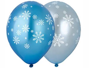 Снежинки, металл 14" /1103-2343