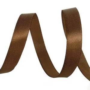 Лента атлас шоколадный 7 мм*22,85 м