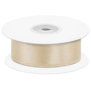Лента атлас шампань 25 мм*22,85 м/25060