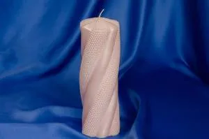 Свеча очаг жемчуг (розовый) (2325)