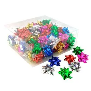 Бант-звезда Металл 44 мм "Классика" Ассорти / 1 шт/1705017