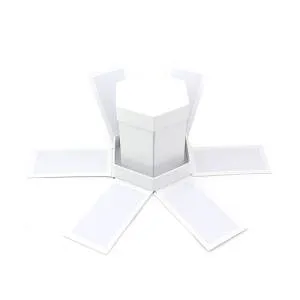 Коробка 17,3*17,3*15,5 см "Удивление" ракладной шестиугольник