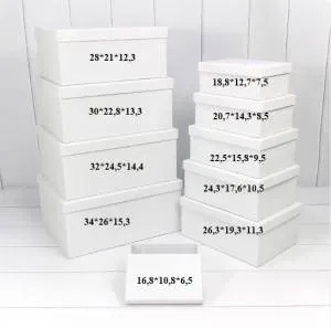 Коробка 30*22,8*13,3 см Белый