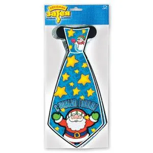 Галстук "С НГ Дед Мороз" 8 шт.