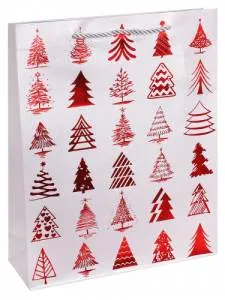 Пакет подарочный ПКП-2567 26*32*10 см с мат.ламинацией и тиснением фольгой