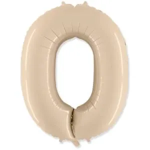 Цифра "0" - сатин крем в упак/ Flexmetal 1207-4829