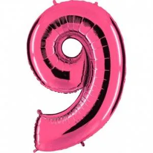 Цифра "9" -  Розовая /Grabo                     