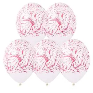 Мрамор белый/розовый 14" 1103-3085