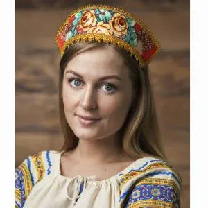 Кокошник "Вдохновение" 2016531 (на розовом)