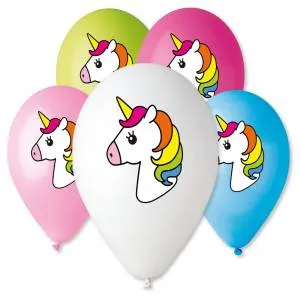 ЕдинорогГолова 12"  6цв 1103-1644